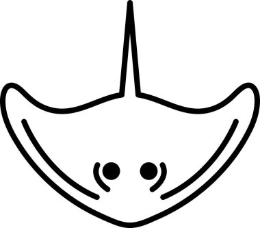 Satır simgesi biçiminde bir vatoz