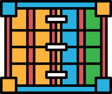 Satır biçiminde bir Kargo taşıyıcı simgesi