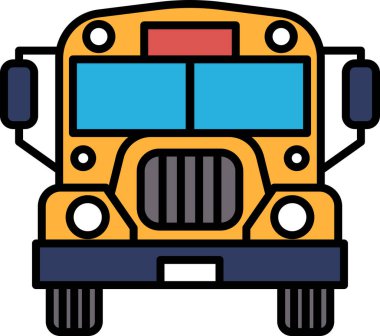 Beyaz çizgili siyah beyaz bir otobüs.