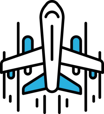 Gökyüzünde uçan bir uçağın siyah beyaz çizimi. Uçak gülümsüyor ve o hareket halinde.