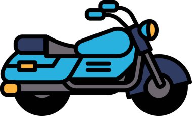 Siyah beyaz bir motosiklet, koltuğu ve kickstand 'ı var