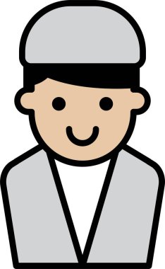 Laboratuvar önlüğü giymiş bir hemşirenin çizimi.