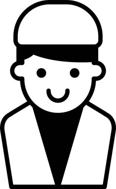 Laboratuvar önlüğü giymiş bir hemşirenin çizimi.