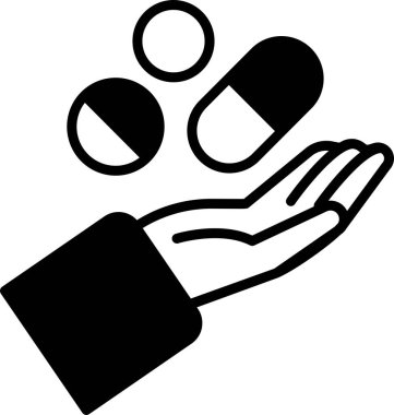 Üç hap tutan bir el. Haplar farklı renk ve boyutlarda. İlaç alma kavramı ve belirlenen dozajı takip etmenin önemi