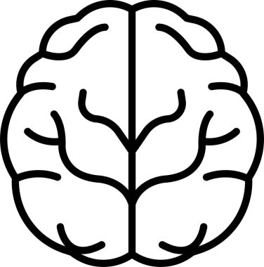 Beyin ikiye bölünür, bir yarısı mavi, diğer yarısı turuncu.