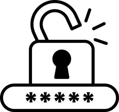 Anahtar deliği ve kilidi olan bir kilit.