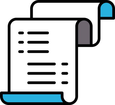 Çizgi roman tarzı bir fiş çizimi.