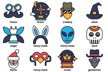 Bir parti konseptinde satır biçiminde çizimler.