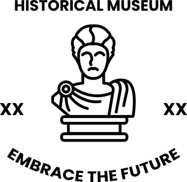 Cüppeli ve pelerinli bir adam heykeli.