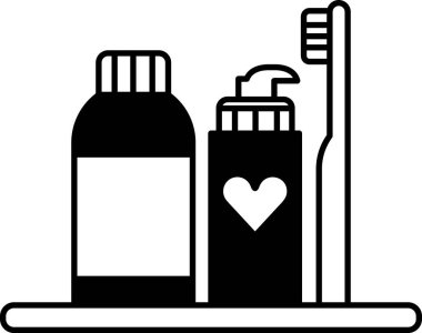 Bir şişe diş macunu, bir şişe gargara.