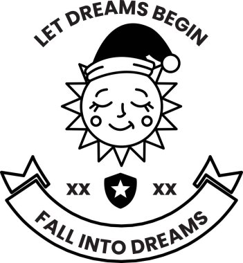 Uyku konsepti ve hizada iyi uyku konsepti.