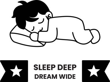 Uyku konsepti ve hizada iyi uyku konsepti.