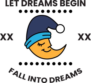 Uyku konsepti ve hizada iyi uyku konsepti.