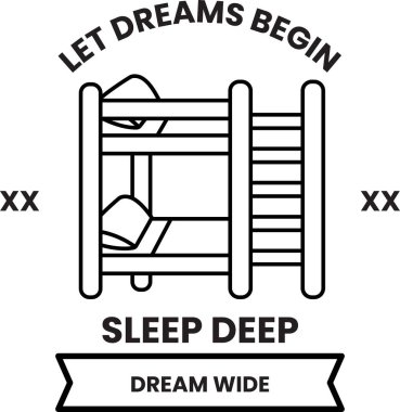 Uyku konsepti ve hizada iyi uyku konsepti.