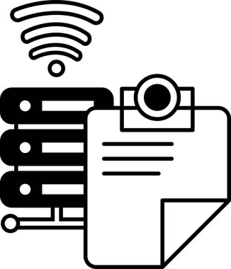 Kablosuz bağlantısı olan bir bilgisayarın görüntüsü