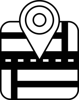 Ortasında nokta olan bir kare.