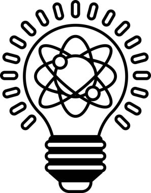 İçinde top olan bir ampul.