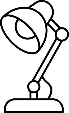 Gölgesi ve tabanı olan bir lamba.