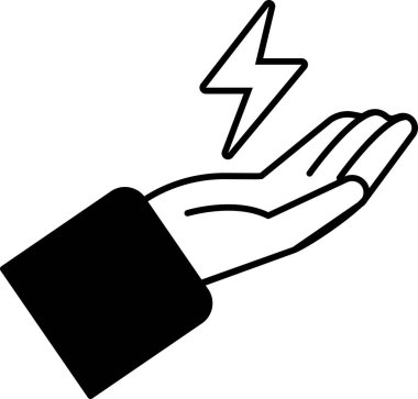 Yıldırım tutan bir el