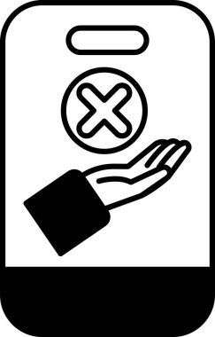 Bir el X 'i tutuyor. El, X 'i sanki birine verilmiş gibi tutuyor.