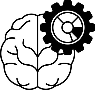 Ortasında vites olan bir beyin.