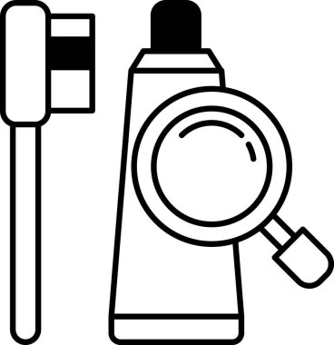 Bir diş fırçası ve diş macunu yan yana gösterilir