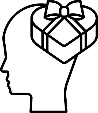 Üzerinde fiyonk olan bir kafa.