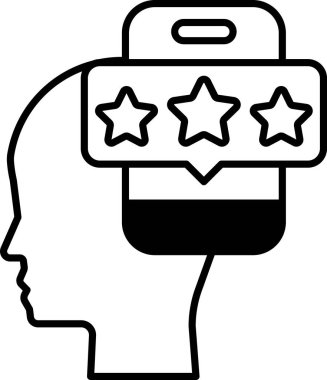 Üzerinde üç yıldız olan bir kafa.