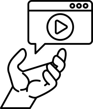 Uzaktan kumandayla düğme tutan bir el.