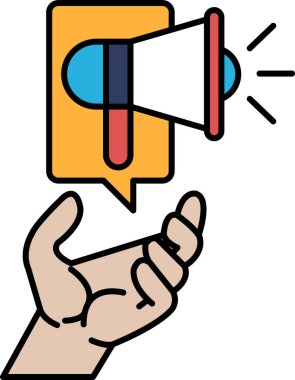 Bir el üzerinde büyük bir hoparlör olan bir mikrofonu tutuyor. Hoparlör yukarıyı gösteriyor, bu da mikrofonun sesi yükseltmek için kullanıldığını gösteriyor. Bu bir gösteri için olabilir.