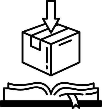 Bir kutu açılıyor ve içindekiler çıkarılıyor.