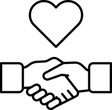 Kalbi titreten bir el. Birlik ve sevgi kavramı. Kalp sevgi ve sevgiyi temsil ederken iki elin bir araya gelmesi iki insanın birleşmesini sembolize eder. Görüntü basit.