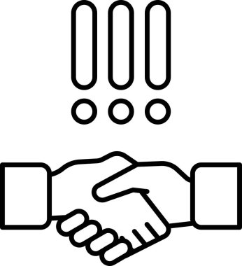 Arka planda baş parmak işareti olan iki kişi arasında bir tokalaşma. Başparmak işareti bir anlaşma ve onay sembolüdür.