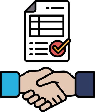 Üzerinde işaret olan bir kağıt parçasını sıkan bir el. Kağıt bir sözleşmedir.