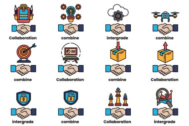 El ele tutuşmak, işbirliği ve takım çalışmasını sembolize eder. Diğer elini tutan el, koruma ve güvenliği temsil eden bir kalkan ile çevrilidir.