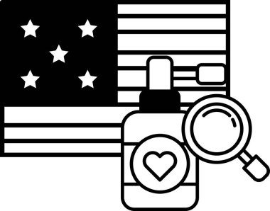 Bir şişe losyon ve bir şişe güneş kreminin yanına bir şişe parfüm konur.