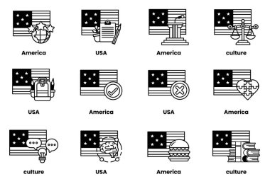 Görüntü, her biri farklı bir ülkeyi temsil eden on iki farklı bayraktan oluşuyor. Bayraklar, her birinin eşsiz bir tasarımı ve renk şeması olan bir ızgaraya dizilmiştir. Bayraklar simsiyah.