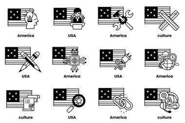 Görüntü, her biri farklı bir ülkeyi temsil eden on iki farklı bayraktan oluşuyor. Bayraklar bir ızgarada dizilmiş, her birinin kendine has bir tasarımı ve renk şeması var.