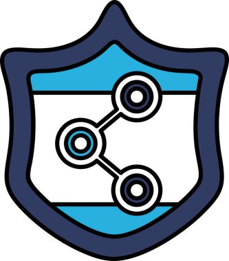 Üzerinde üç daire olan mavi ve beyaz bir kalkan. Kalkan insanlar arasındaki güçlü ve güvenli bağı temsil etmek için tasarlandı. Çemberler bir şebekeye benzeyecek şekilde dizilmiş.