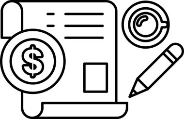 Üzerinde kalem olan bir kağıt parçasının üzerinde bir dolar işareti var. Finansal işlemler kavramı ve paranın izini sürmenin önemi