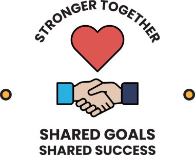 Paylaşmak üzere olan bir şirketin logosu. Logo, iki eli titreyen bir kalp. Logo siyah beyaz.