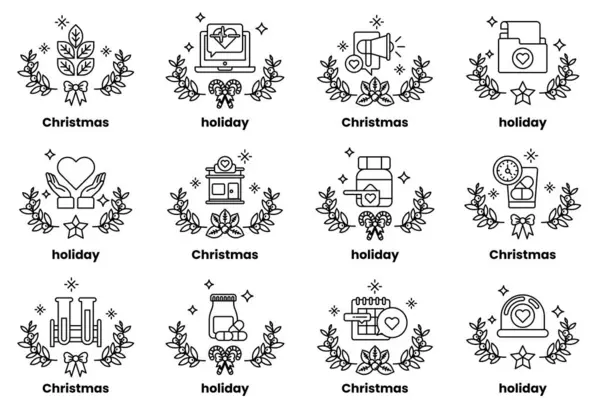 Sanat tarzında bir iş ve Noel tatili konsepti.