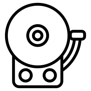 İzole edilmiş Çan Özet Simgesi