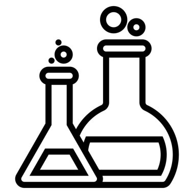 İzole Kimyasal Tüpü Özet Simgesi