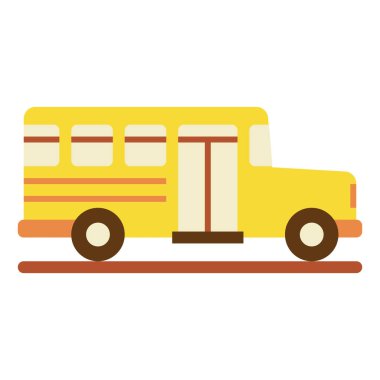 İzole Okul Otobüs Rengi Simgesi