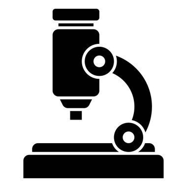 İzole edilmiş Mikroskop Kabartma Simgesi