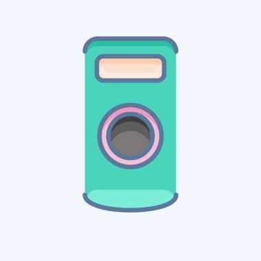 Simge Kamera Uzaktan Kontrolü. Fotoğrafçılık sembolüyle ilgili. Karalama stili. Basit dizayn edilebilir. Basit resimleme