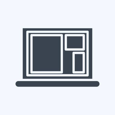 Simge fotoğrafı yazılımı. Fotoğrafçılık sembolüyle ilgili. Kabartma tarzı. Basit dizayn edilebilir. Basit resimleme