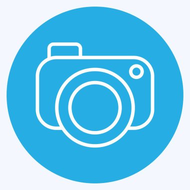 Simge Selfie 'si. Sevgililer Günü sembolüyle ilgili. Mavi gözlü. Basit dizayn edilebilir. Basit resimleme