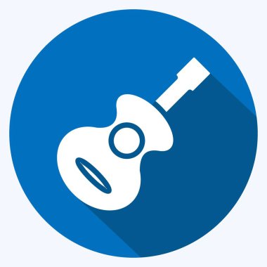 Simge Serenata. Sevgililer Günü sembolüyle ilgili. Uzun gölge tarzı. Basit dizayn edilebilir. Basit resimleme